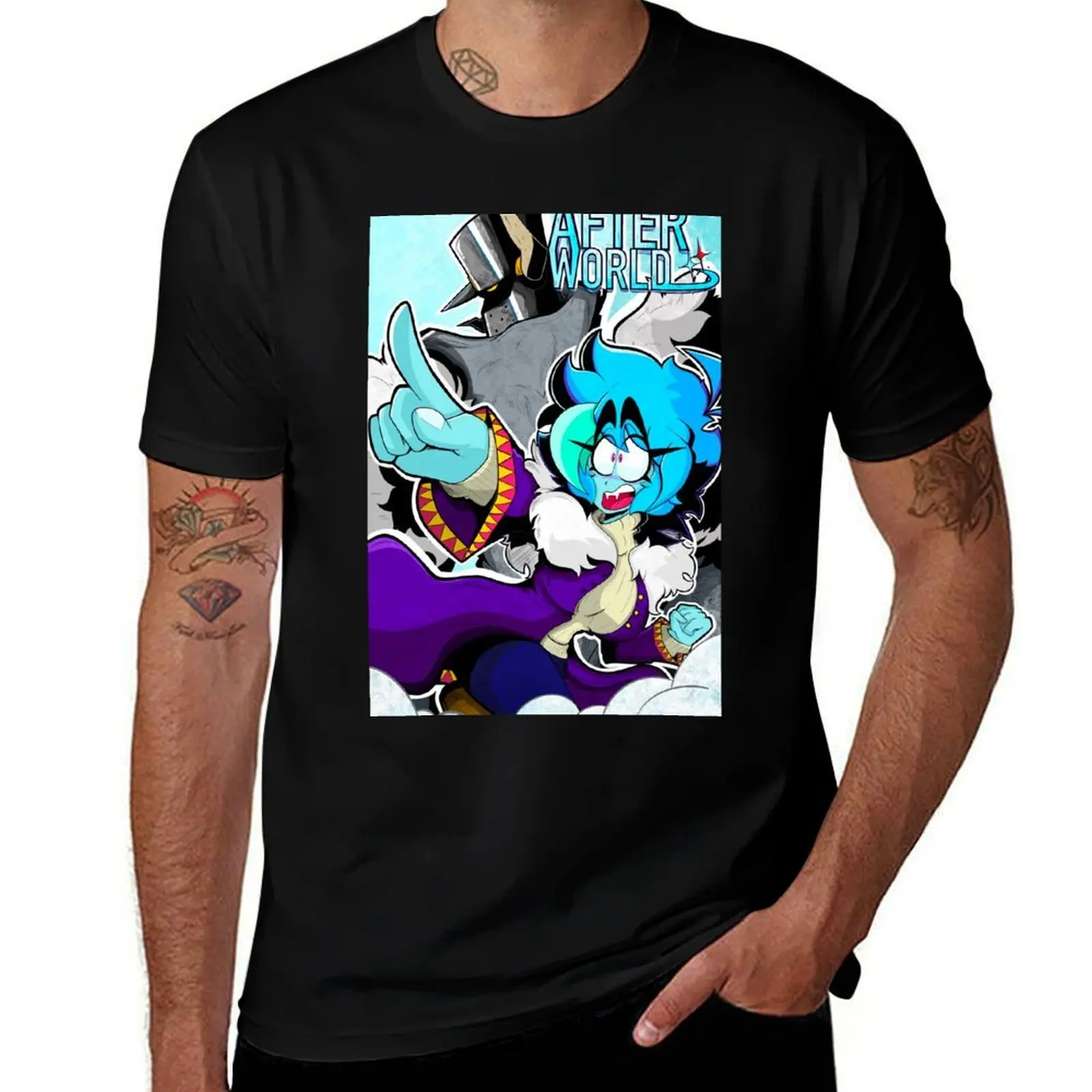

AfterWorld Volume 1 cover T-Shirt t shirt man casual anime tshirt T-Shirt