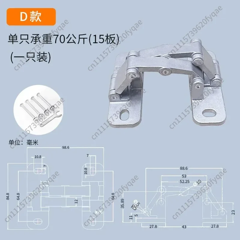 Heavy Duty Concealed Door Hinge for Stone Cladding & Fireproof Door Hidden Pivot Hinge Architectural Hardware