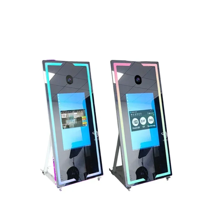 Cone wedding photo colorful selfie light ipad photo booth