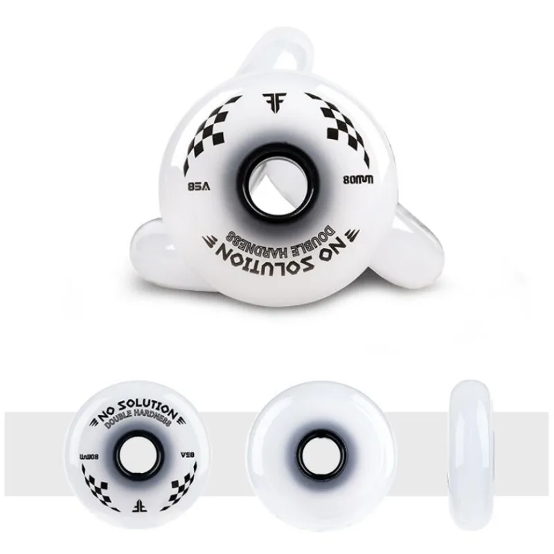 SEBA FSK 슬라롬 롤러 스케이팅용 전문 인라인 스케이트 휠, 이중 경도 85A 70A, 68mm, 72mm, 76mm, 80mm, 4 개