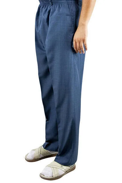 IQRAH Ikhwan Fabric Harem Pants Seasonal-Blue