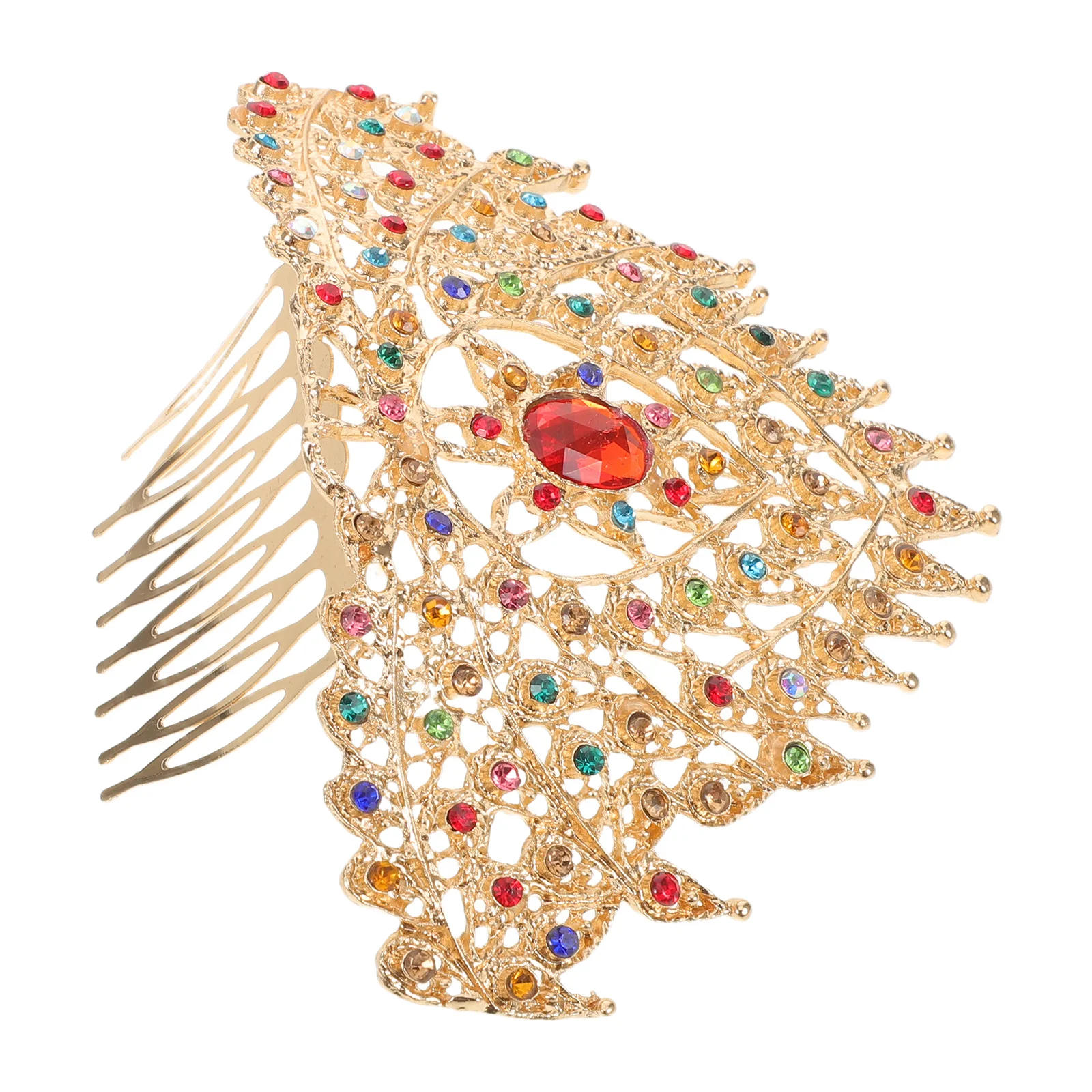 

Ethnic Crown Hair Comb Vintage Bridal Tiara Hair Pin For Women Girls Festival Wedding Party Chinese Style Decorative