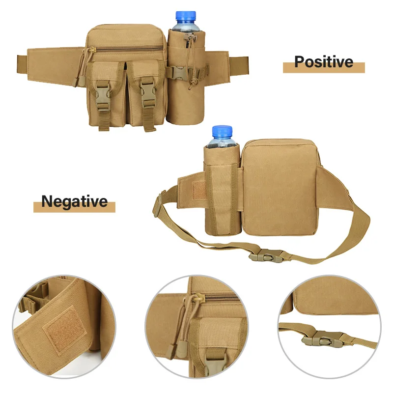 Multifunctional Waterproof Drop Leg Belt Bags Portable Shoulder Molle Thigh Waist Fanny Pack Pouch for Outdoor Hiking Motorcycle