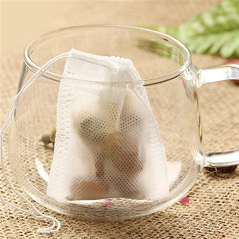 Pack Of 1000 / 5 X 7Cm Empty Scented Tea Bags with String Seal Filters for Loose Teas