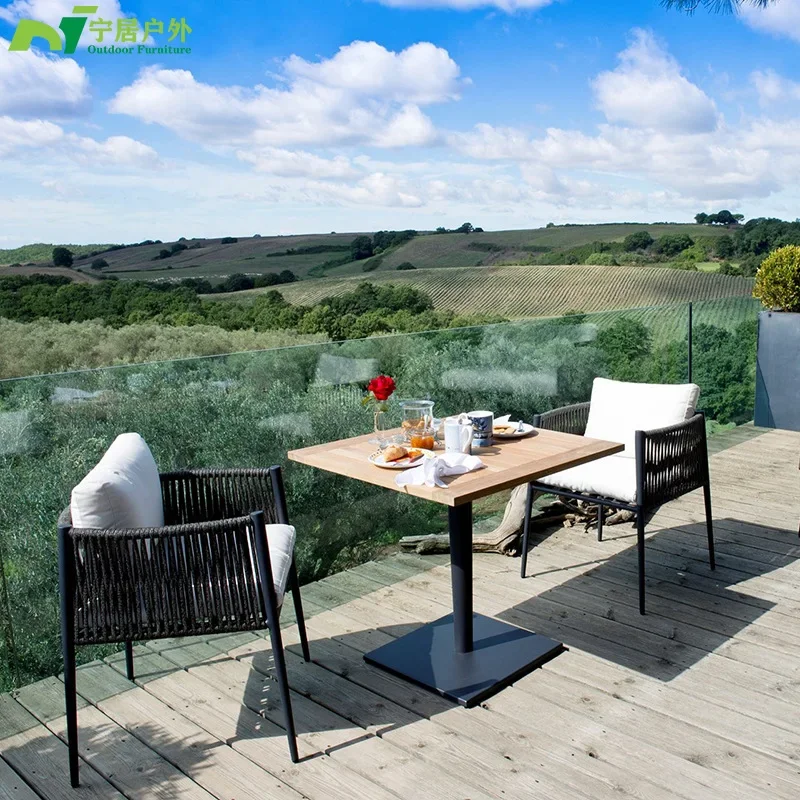 Simple outdoor sofa combination leisure villa courtyard terrace balcony rattan sofa