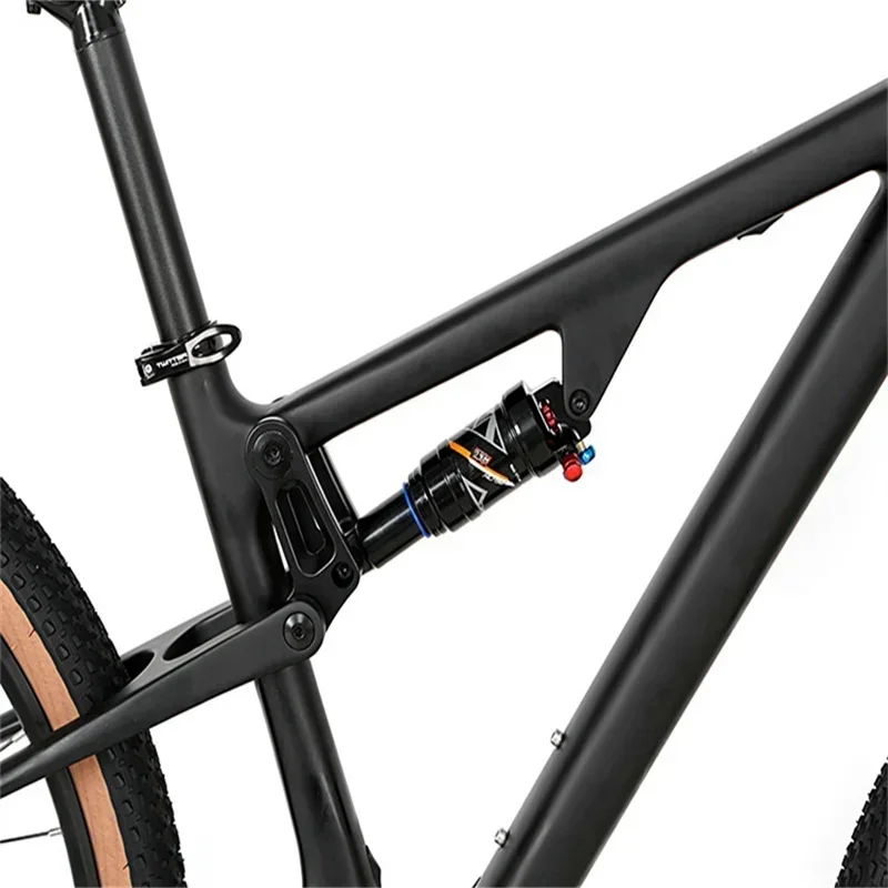 

TWITTER Hot sale OVERLORD XT M8100-24S hydraulic disc brakes 29er AM class full suspension carbon fiber mountain bike 21cm frame