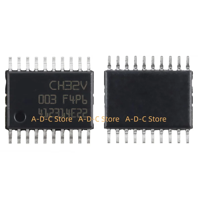 100PCS Factory Wholesale CH32V003F4P6 TSSOP20 Original IC Chips Low Price Bulk Order Support RISC-V core 32-bit microcontroller
