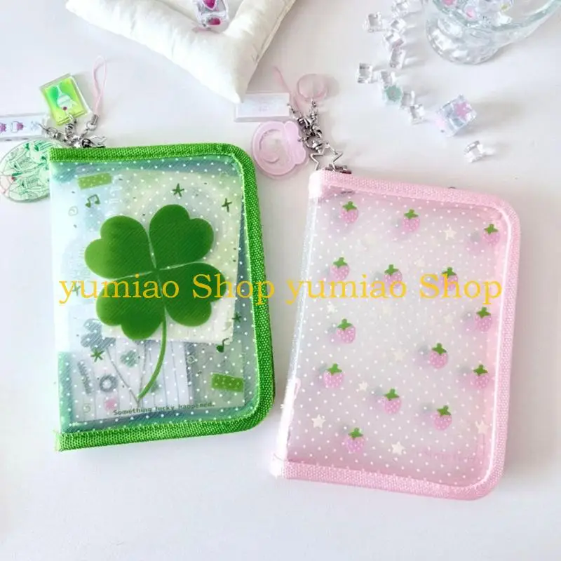 587B Small Clear Receipt Case 16X12cm Waterproof Portable Document Pouches File Organiser Bag For School Office Supplies