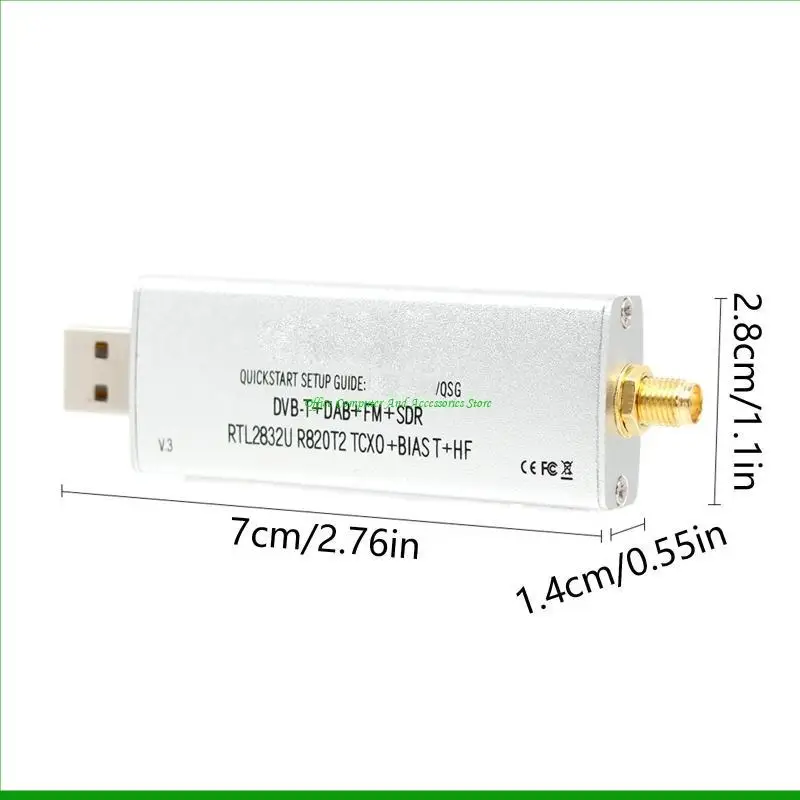 U55C per R820T 1PPM TCXO HF Biast SMA Software definito Radio RTL-S Blog RTL2832U