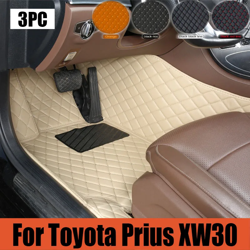 

Car Floor Mats For Toyota Prius XW30 2010~2015 7seat Waterproof Tapete Automotivo Para Carro Car Mats Fully Set Car trunk mat