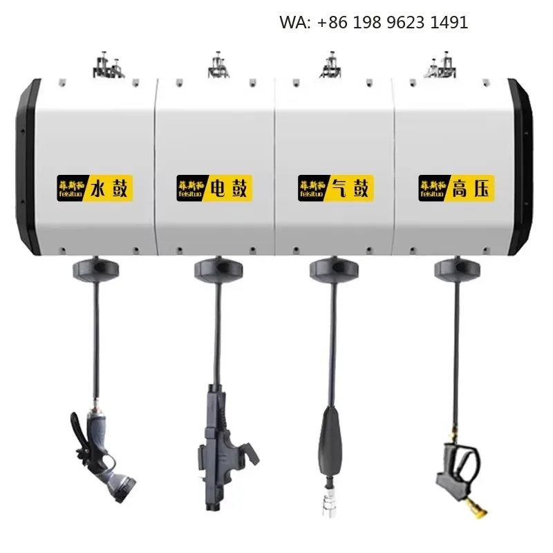 SUEZ Retractable Hose Reel Different Length Customization, Garden Hose Reel, Wall Mounted Retractable Reel