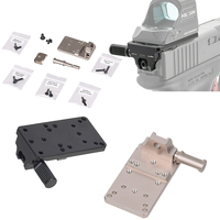 Universal Red Dot Sight Mount Plate Tactical RMRCC/DPP/RMR/M1 Footprint  Scope Mount Adapter G17/G19