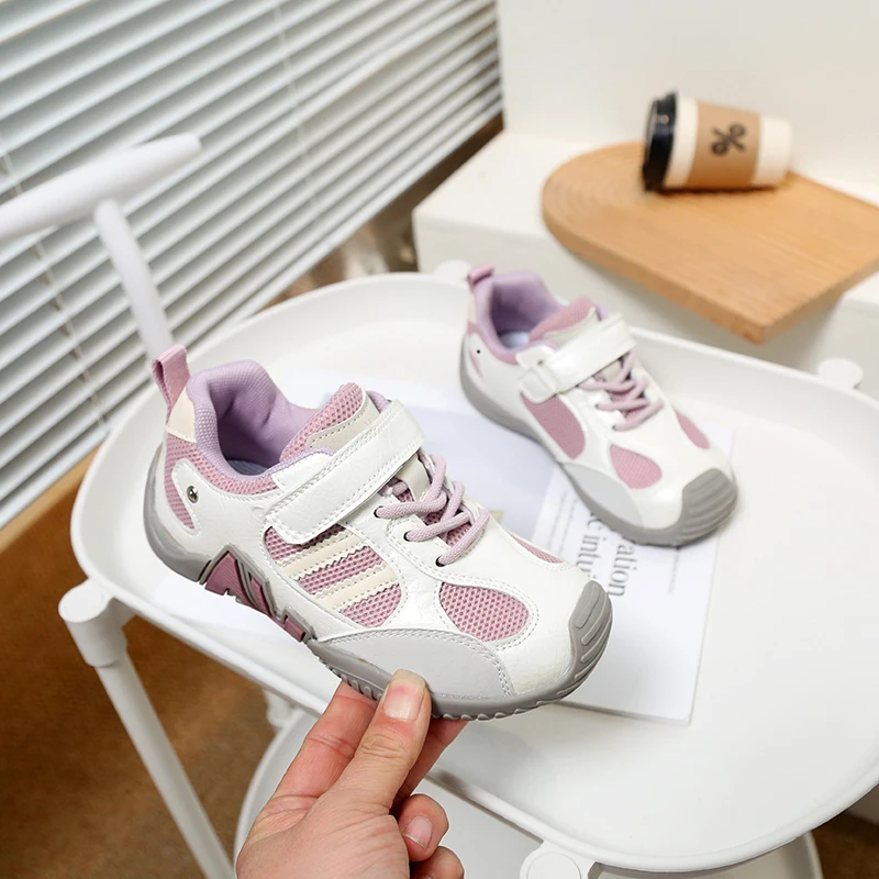 Children's Shoes 2026 Spring and Summer New Mesh Breathable Soft Bottom Comfortable Leisure Non-slip Children's Sports Shoes