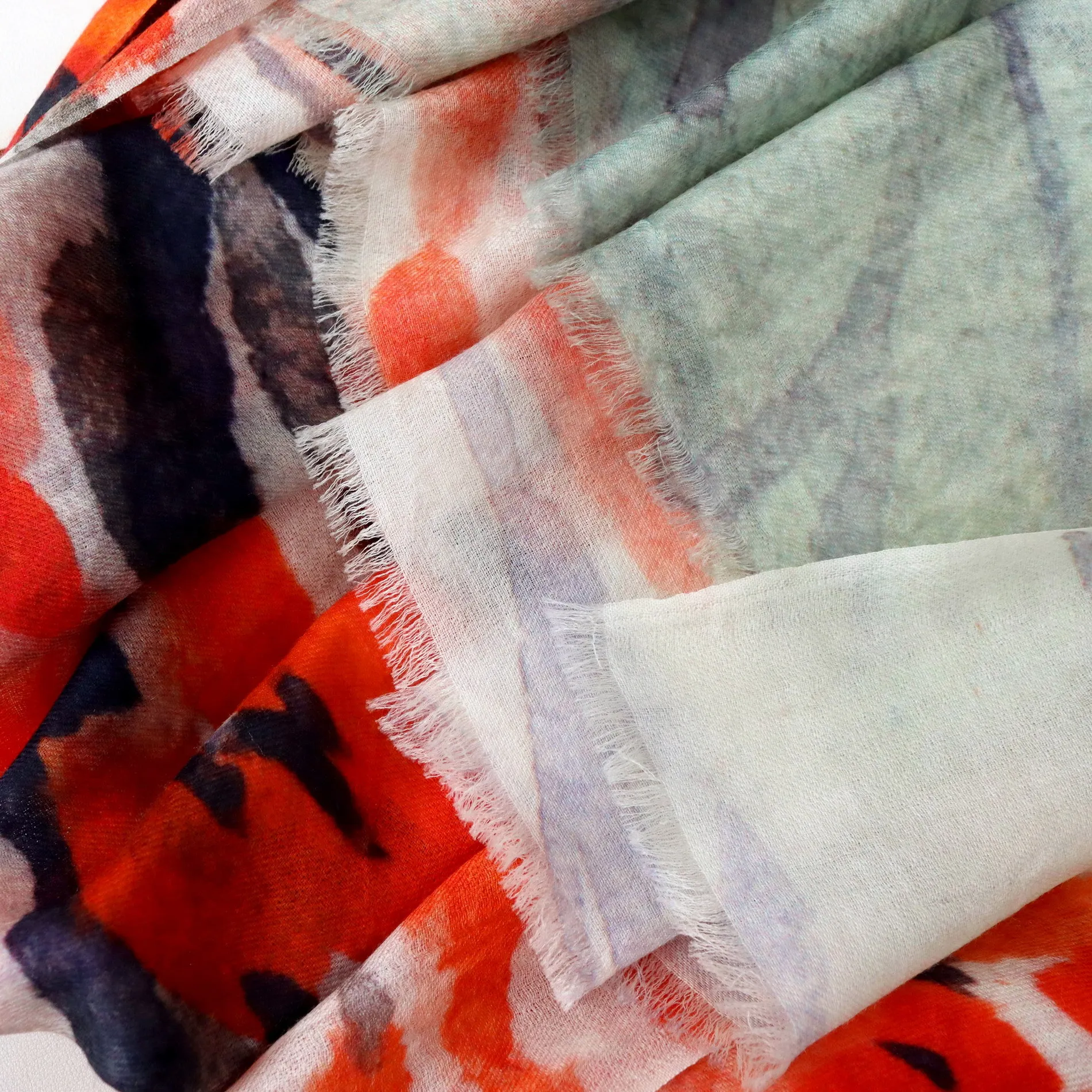 Winsleter-Women 100%Wool Elegant Long Scarf, 200*100CM Printed, Mom Gift Temperament Skin-friendly Scarves, 2026 Spring A61544CC