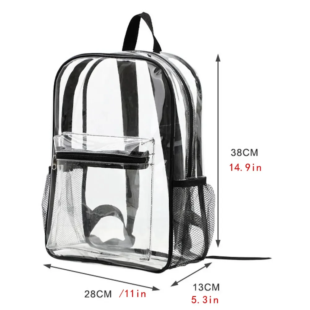 Outdoor Sports Fitness Backpack Travel Visible Backpack Large Capacity Waterproof Shoulder Bag Student Backpack In Stock