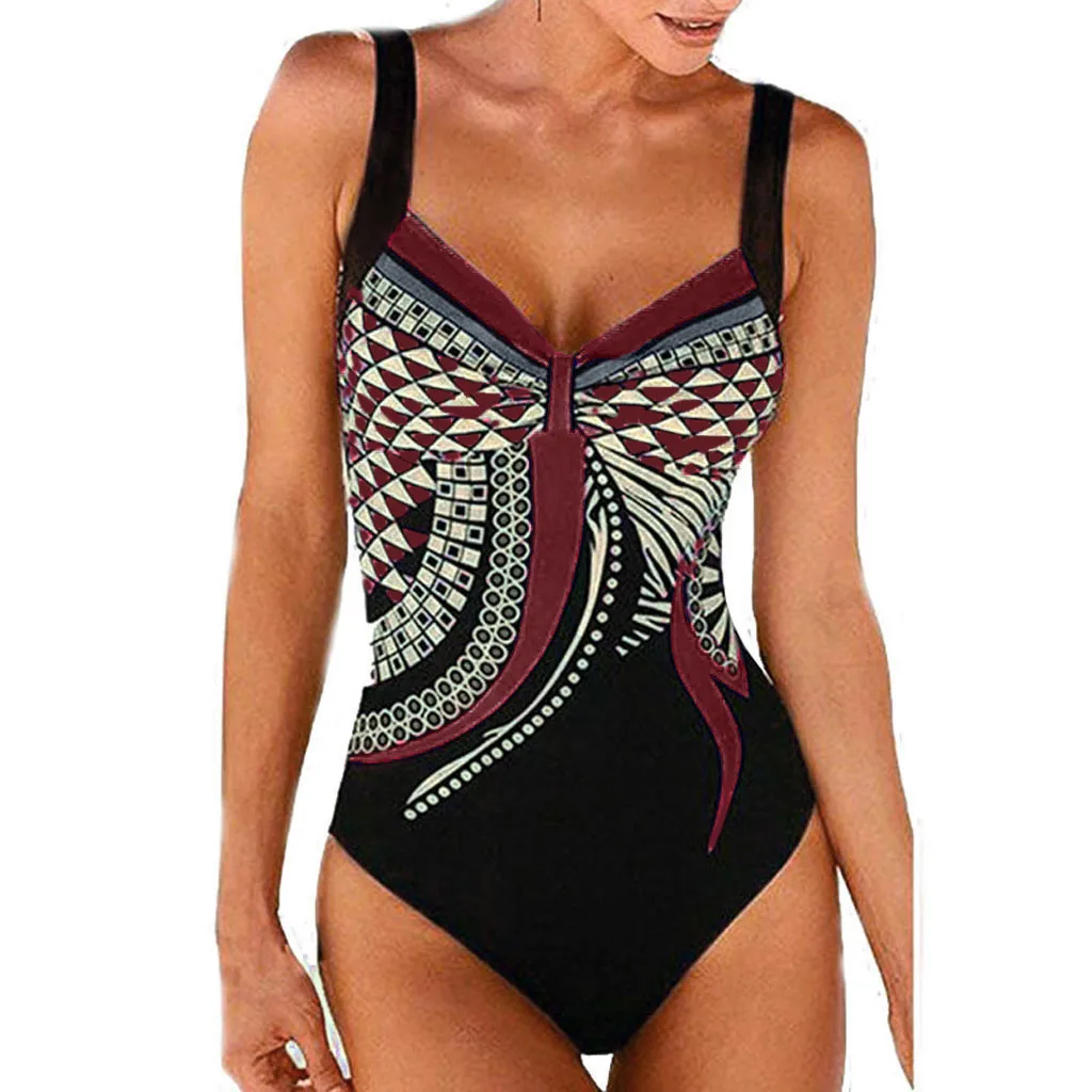 Dames Bikini Boho Eendelig Sexy Badjurk Surf Strandjurk Sport Controle-Buik Badmode Tankini Wrap Badpak Zomer