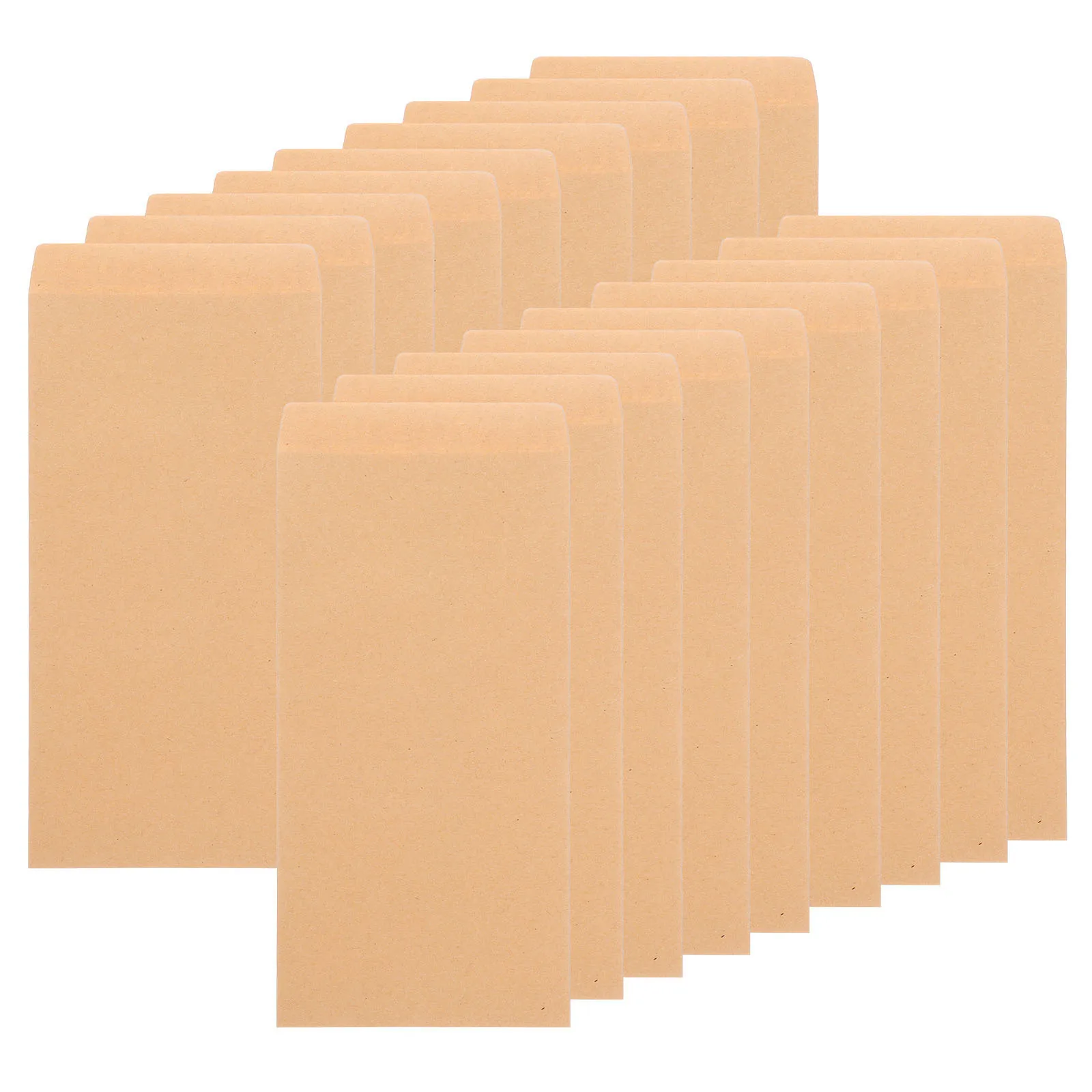 50pcs Business Envelopes Lightweight Document Storage For Coins Letters Office Accessories Self-Sealing File Bags Paper