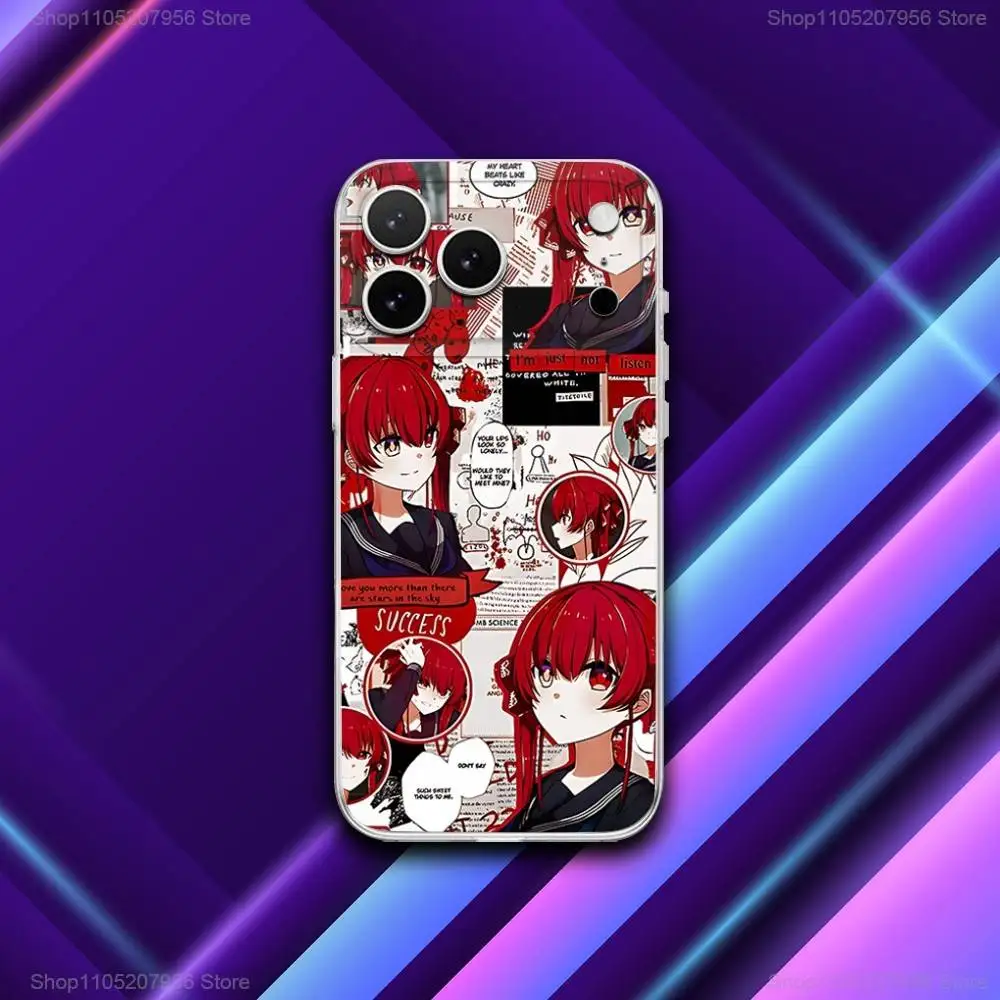 Casing HP H-Houshou Motif Gadis Marine Lucu, Magnetik, Berlapis Embun, Untuk iPhone 17,11,16,12,15,14,13,Pro,Plus,E,Max,Air,Mini