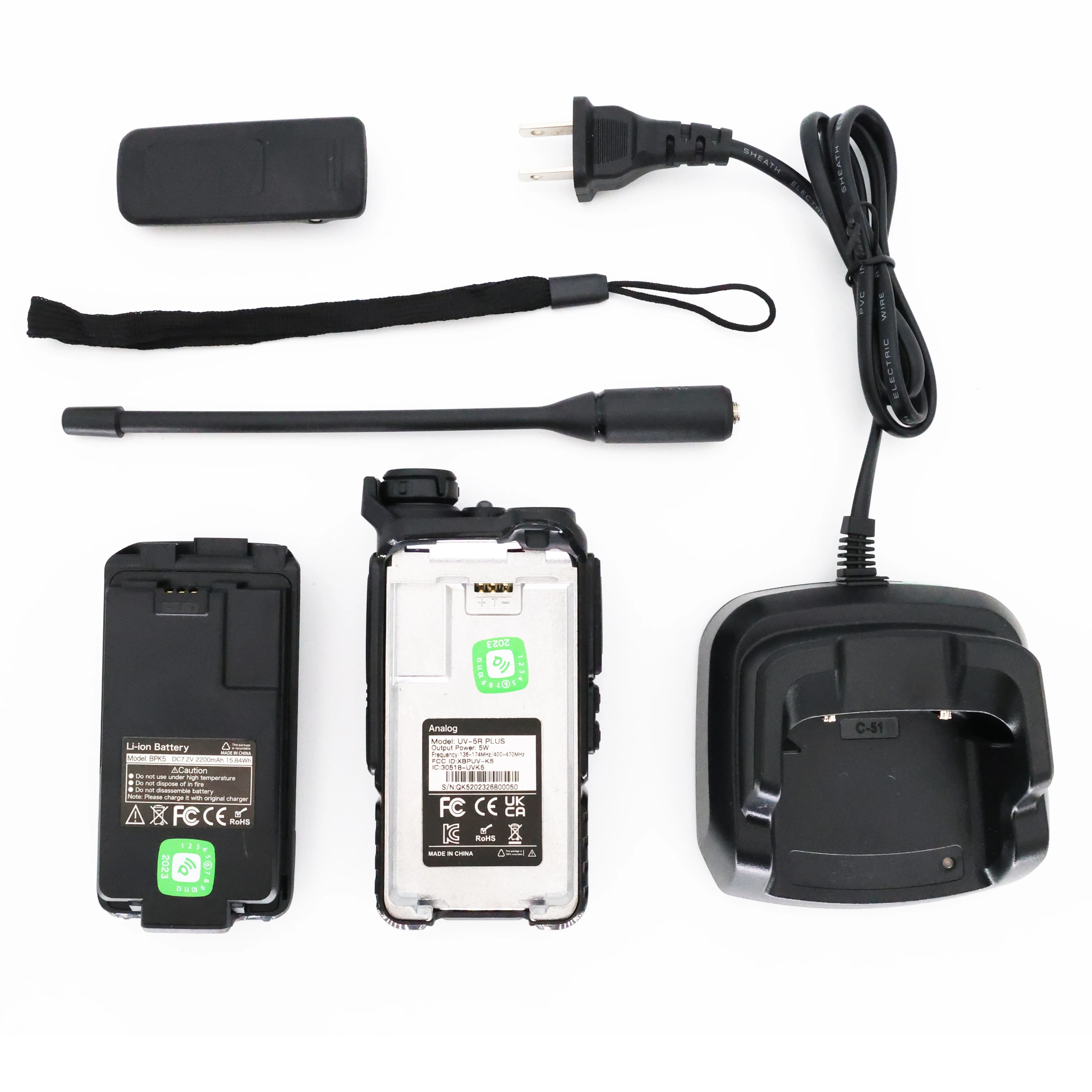 UV-5R Plus transceptor portátil multi-banda, walkie talkie, uhf, vhf, rádio de longo alcance, novo, 2022