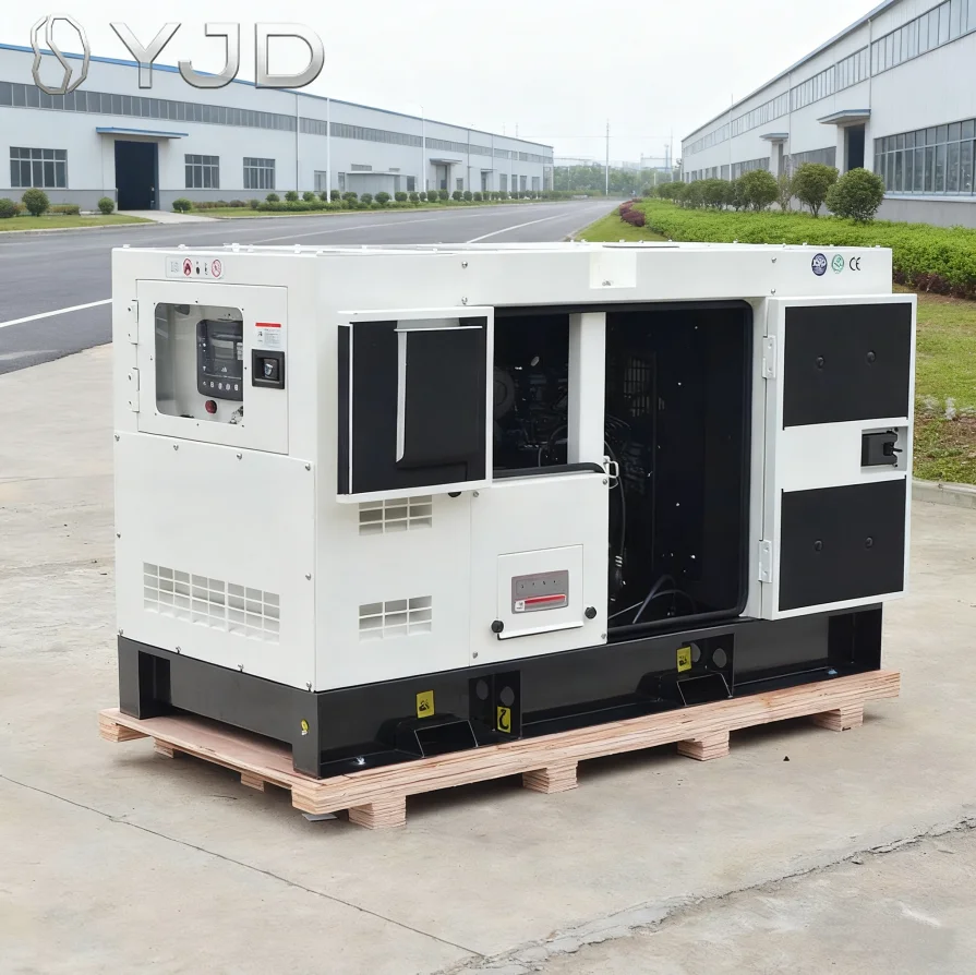 EU Standard 20kw 25kw 25kva 30kva 35kva Silent Galvanized Canopy Diesel Generator Engine for ATS 12V DC Electric Start