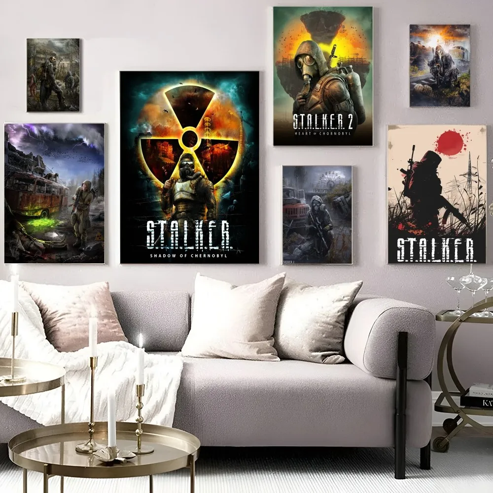 Stalker Game Self-adhesive Art Poster Whitepaper Prints Posters Artwork Home Decor