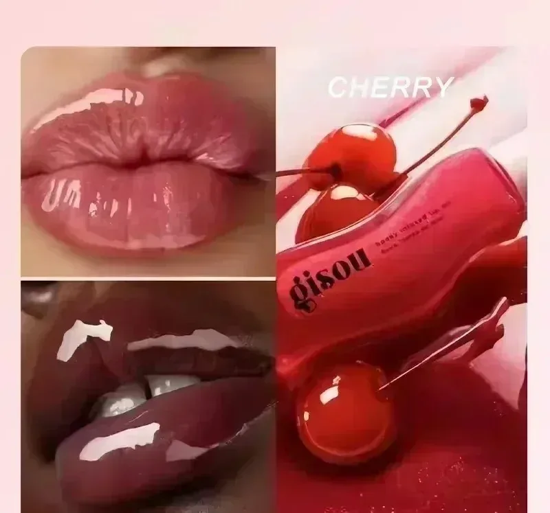 Gisou Hydraterende Lippenbalsem Originele Lipolie Verzorging Lip Benetitnt voor Lippen Plumping Exfoliërende Nieuwe Kleur RASPBERRY SWIR Gloss