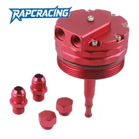 Oil Cooler Filter Lid Cover Cap with AN10 Fittings And 2 Sensor Ports for BMW M52 M54 M56 E46 E39 E60 E61 X3 X5 Z3 Z4 328i 325i