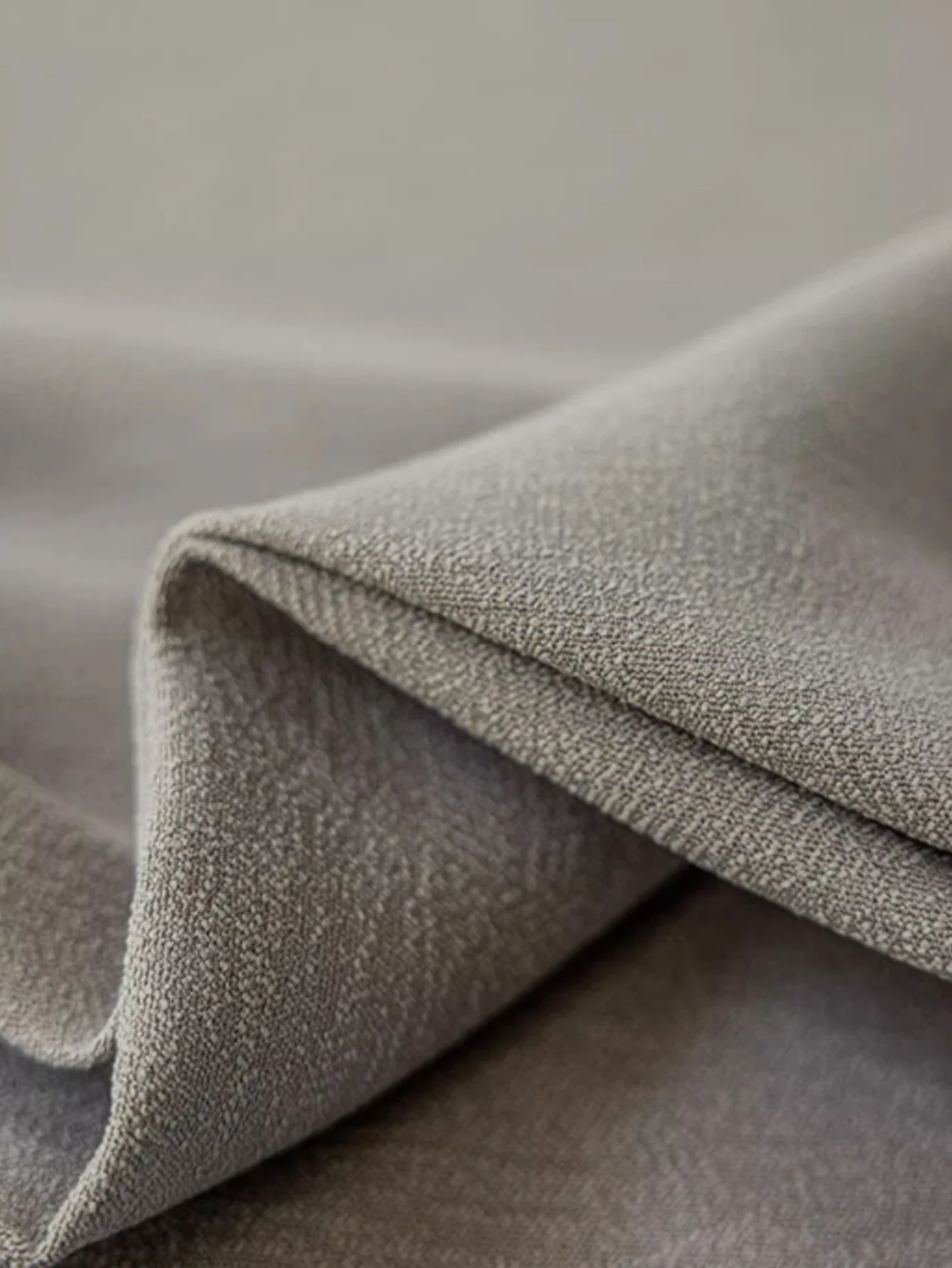 Hook And Loop Fastener  Modern Living Room Curtains Full Blackout Fabric Finished Product Thickened linen #6