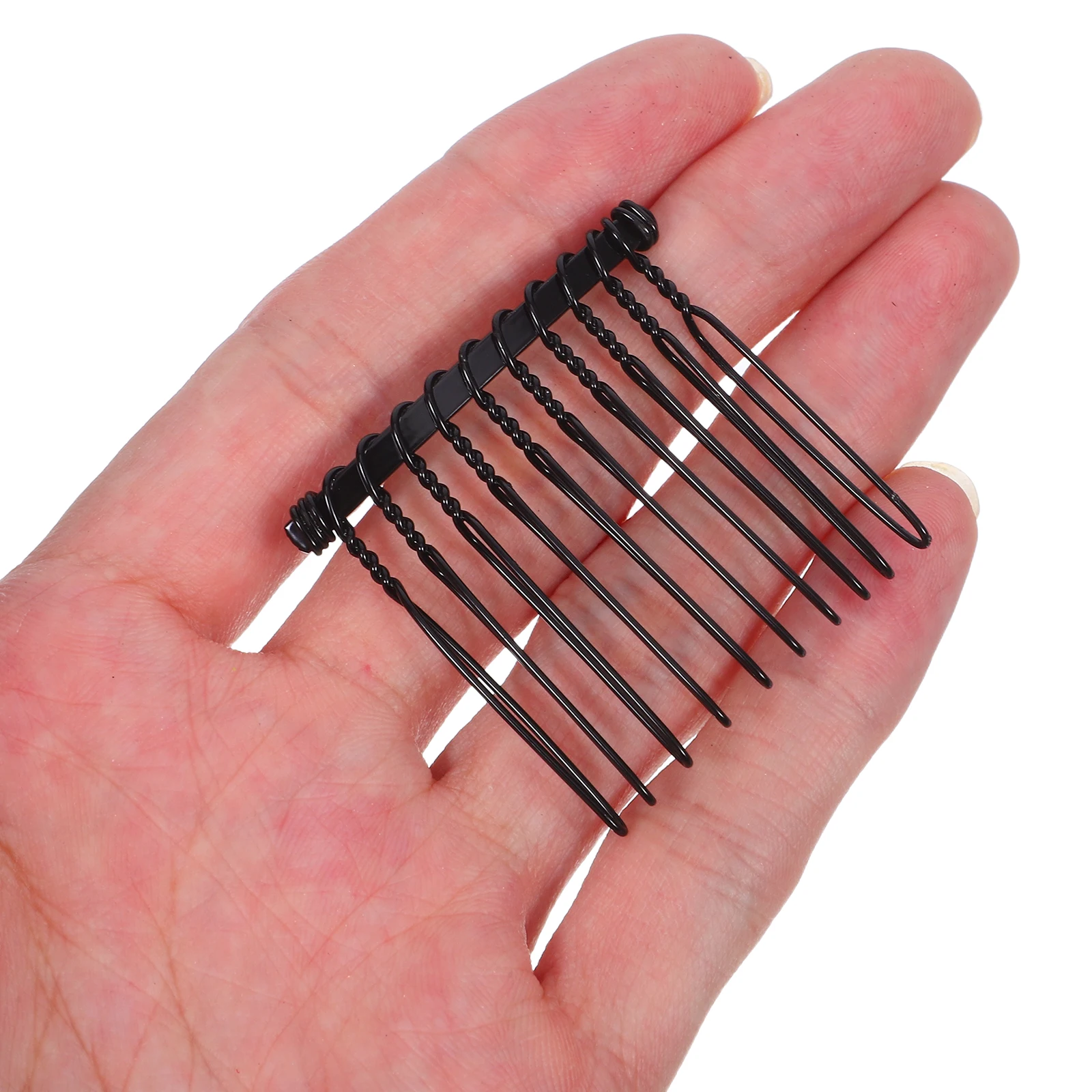 

50pcs Elegant Veil Clips Firm Clips Bridal Headpieces Metal Bride Accessories Wedding Comb French Style Veil Comb Bridal Hair