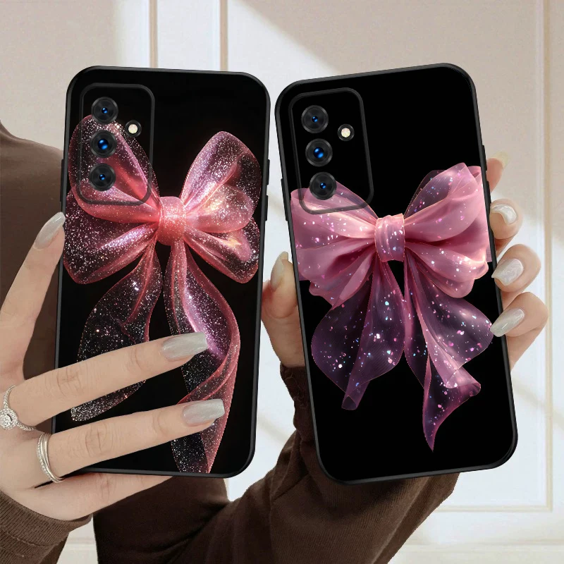 

Exquisite style bow tie For Samsung S20FE S21 22 23 FE 24 Plus 25 Ultra Galaxy M23 32 34 35 52 53 54 55 silicone soft phone case