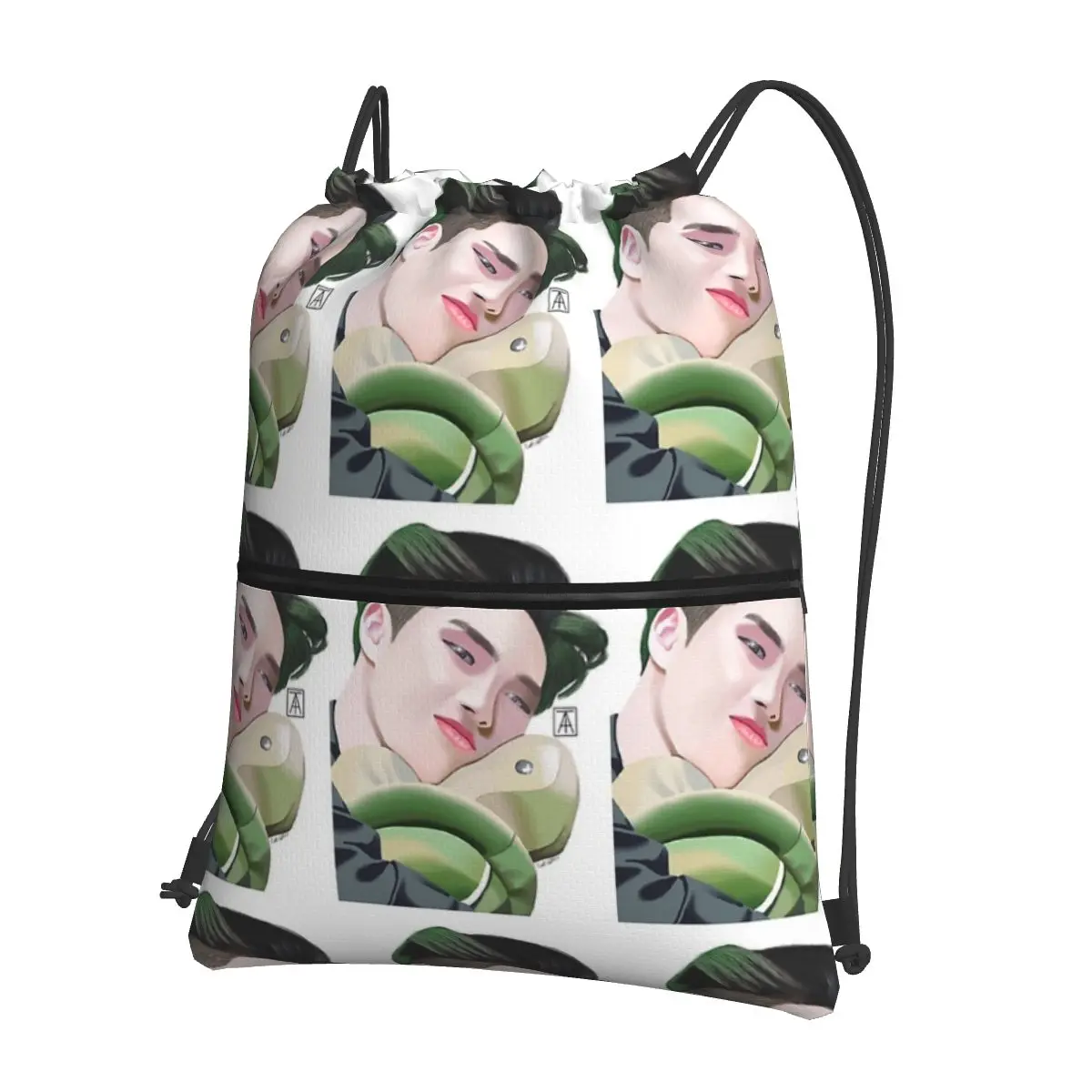 

Портативные рюкзаки Ateez Mingi на шнурке, повседневные сумки с карманами для обуви, для путешествий, спорта, для мужчин и женщин