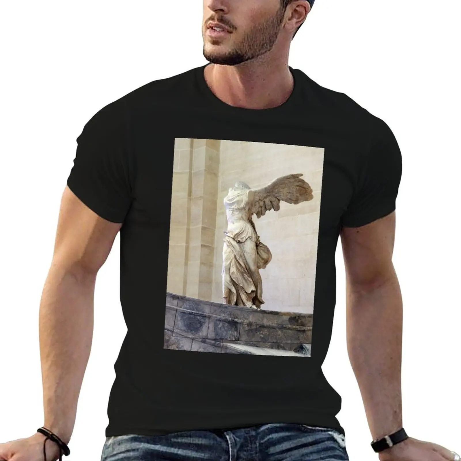 

Victory of Samothrace 02 T-Shirt man t shirts cotton funny t shirts dark humor T-Shirt