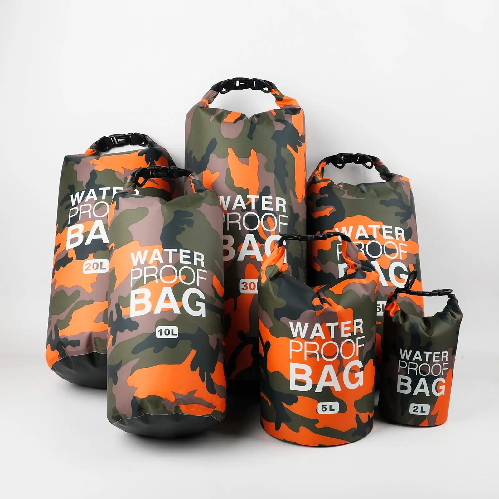 Multi Size Dry Bags 2L 5L 10L 15L 20L 30L Waterproof Roll Top Sack for Kayak Raft Boat Accessories Storage Hiking Swimming