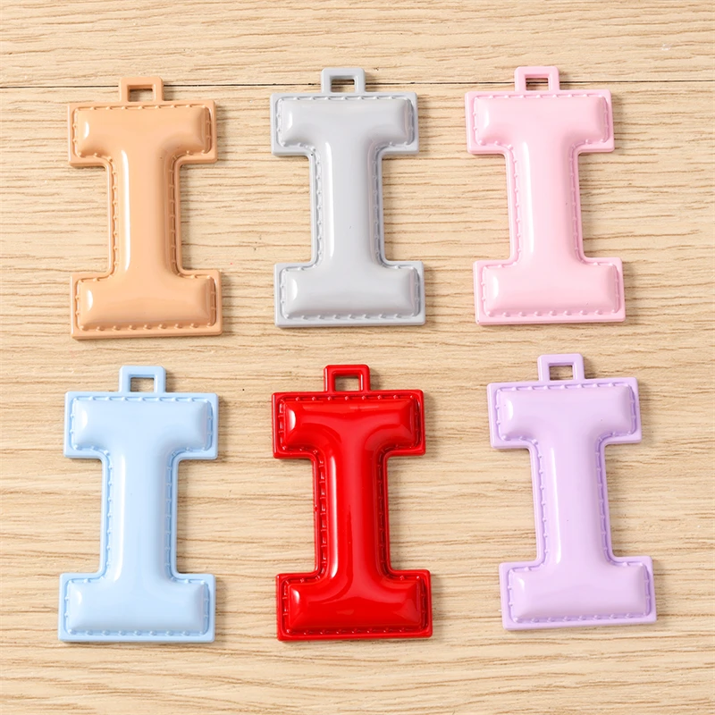 5 Stück niedliche, farbenfrohe Buchstabenanhänger (A-Z) für die Schmuckherstellung, Ohrringe, Halsketten, Armbänder, DIY-Bastelbedarf – Detail 13