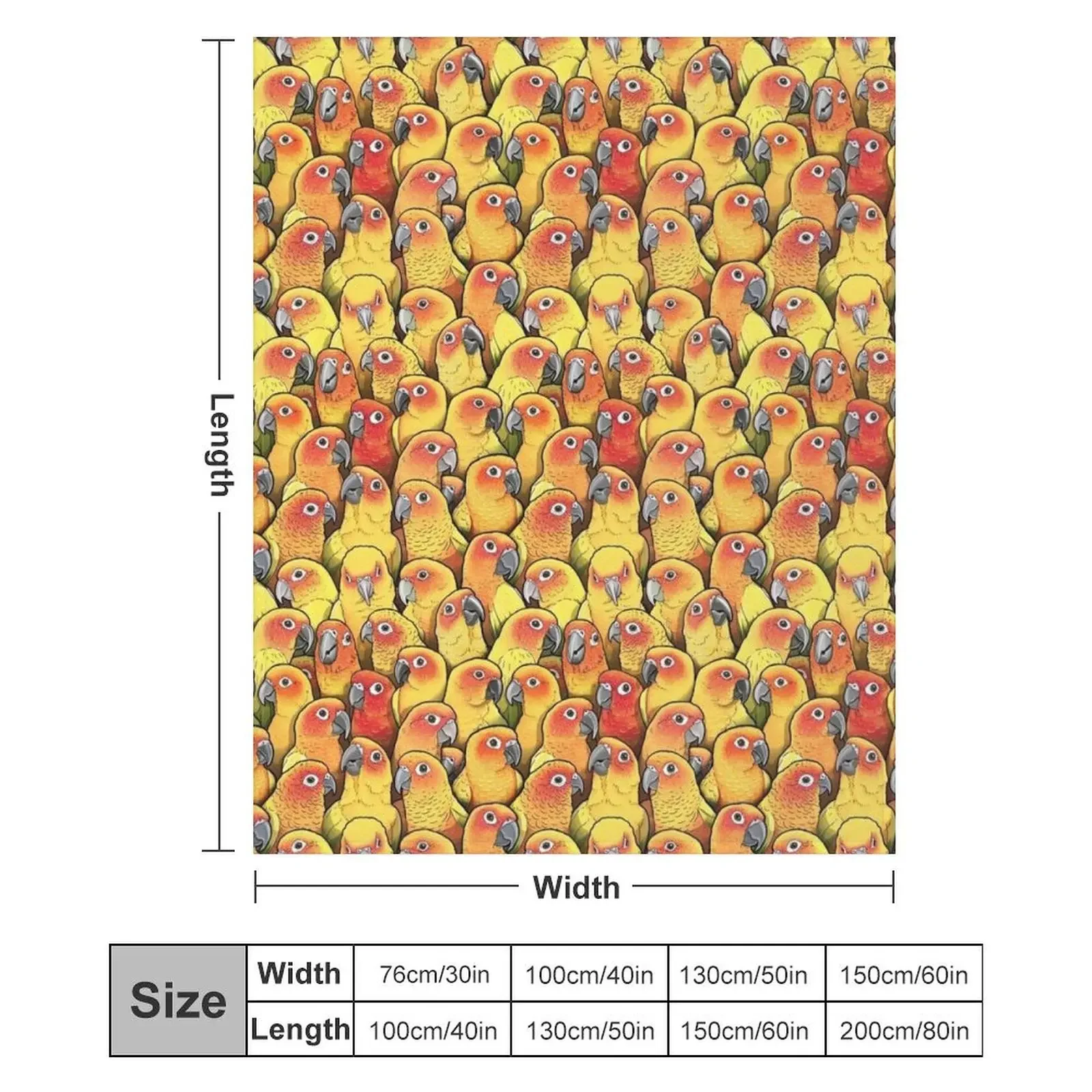 بطانية رمي Sun Conures الفاخرة St لحقيبة نوم الطفل بطانيات هدايا شخصية