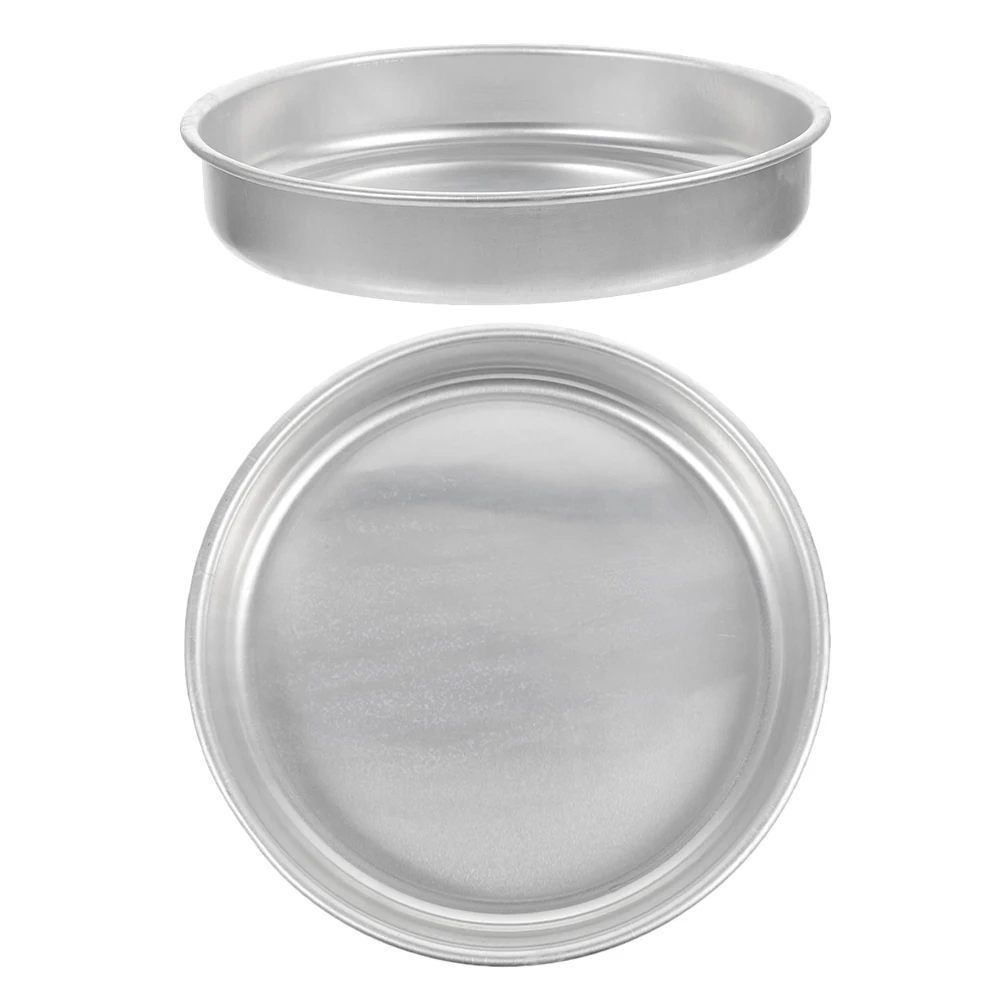 

2pcs Thickened Aluminum Pallet Heat Resistant Heavy Duty Baking Pan Silver Roasting Tray Even Heat Distribution Easy
