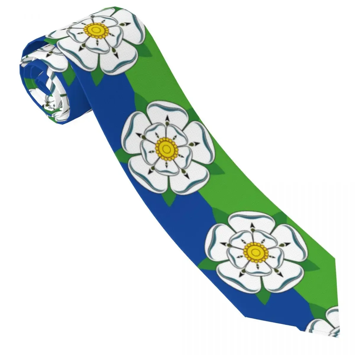 Flag Of The English Yorkshire Neckties Fashion Neck Ties for Men Accessories Gravatas Gift