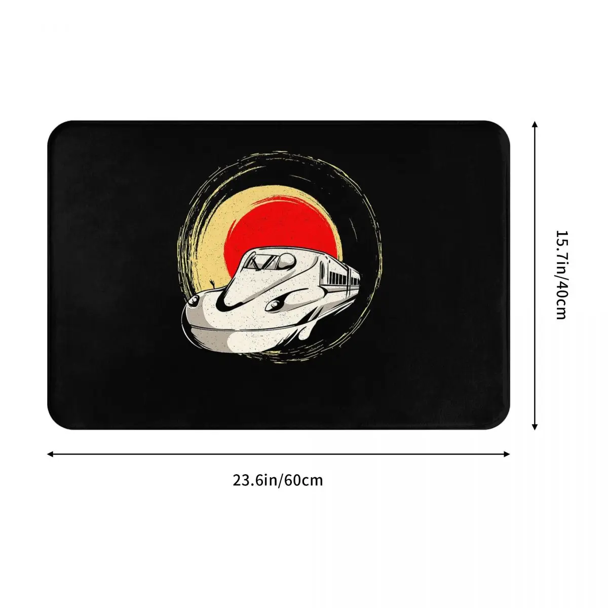 Japanese Shinkansen Bullet Trains Doormat Durable Carpet Rug Kitchen Entrance Home Floor Mat for Living room Footpad Mats