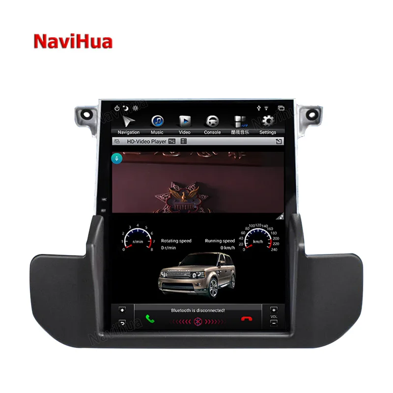 Navihua Android 9.0 Radio 10.4 inch Touch Screen Car DVD Player For Land Rover Discover 4 Range Rover Sport Edition