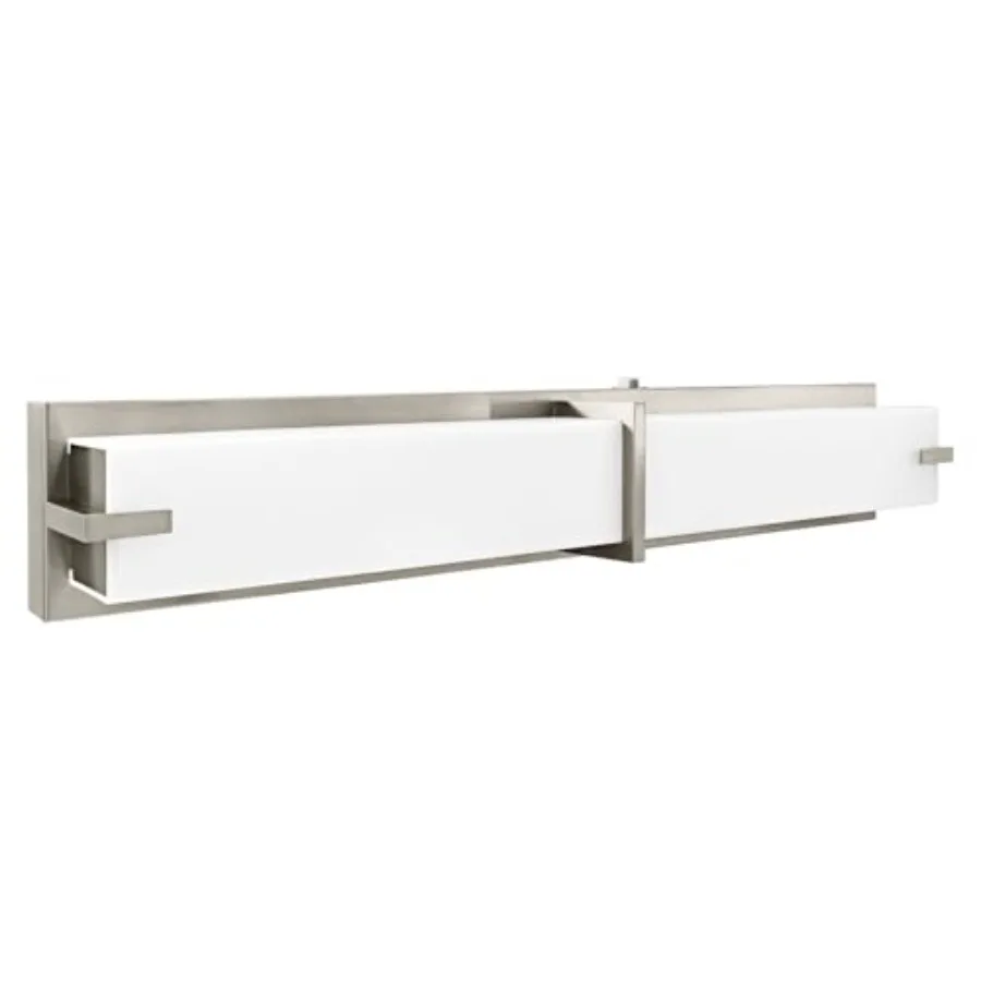 

24 Inch LED Vanity Lights Brushed Nickel Bathroom Light Fixtures 3CCT Selectable 3000K 4000K 5000K Modern Vanity Light Bar Over