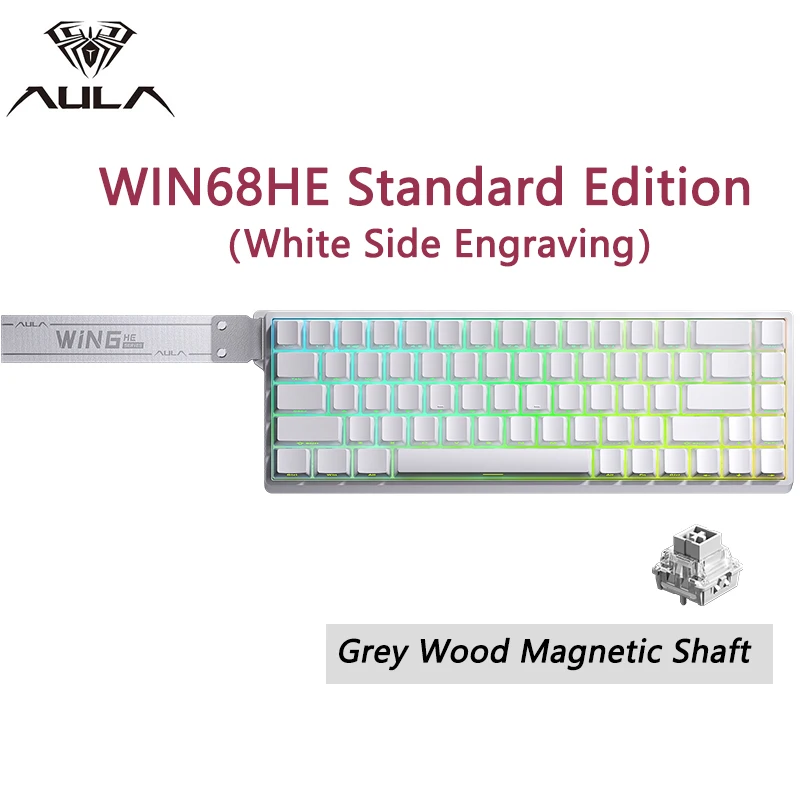 AULA WIN60 WIN68 HE Magnetische Bedrade Toetsenborden Esports Rapid Trigger 8K Return RGB Hotswap Mechanisch Toetsenbord voor Pc Gamer Geschenken