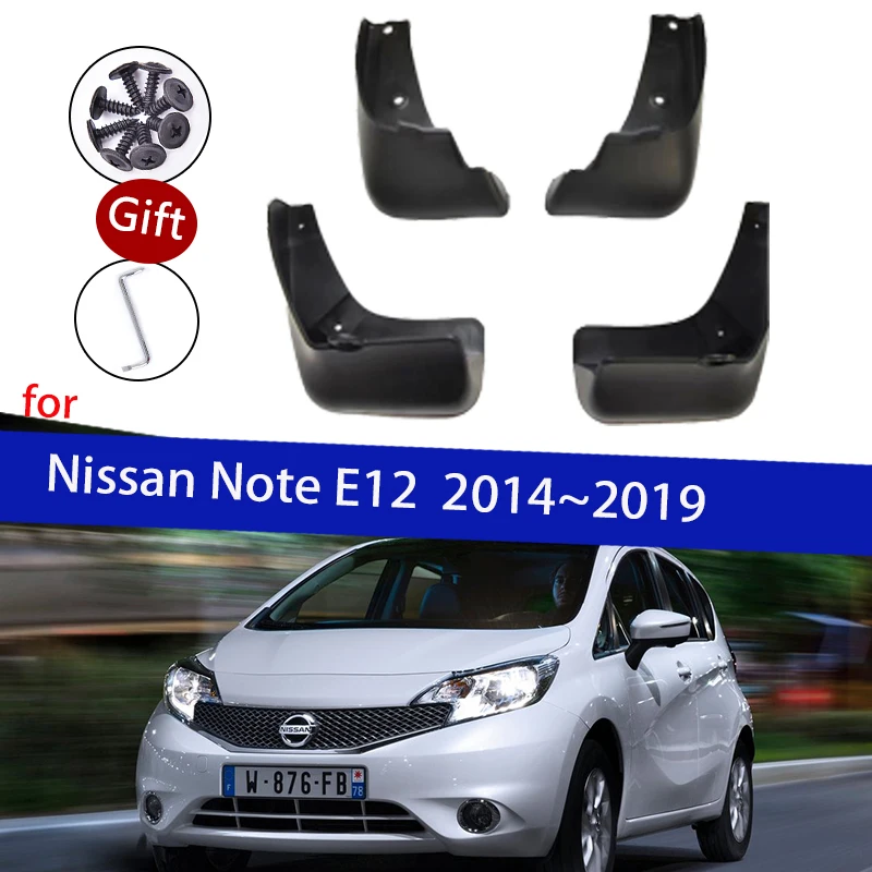 

Car Mud Flap for Nissan Note E12 2014~2019 Mudflaps Front Rear Wheels Splash Guard Fender Mudguards Auto Accessories 2015 2016