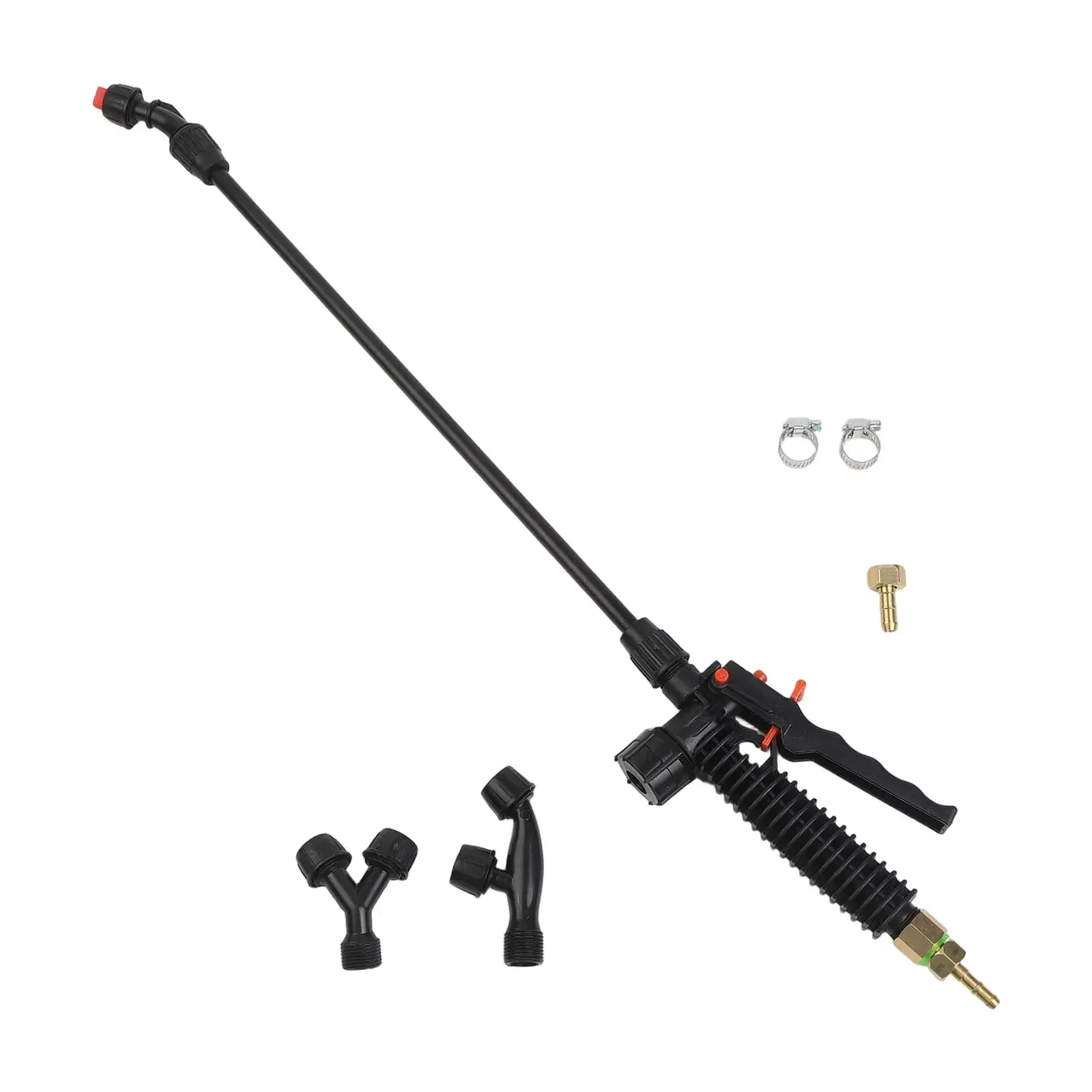 Brass Barb Sprayer Mist Sprayer Kit For Gardening Tasks Ease Of Installation 3 Nozzle Types Included Acid Resistant Design