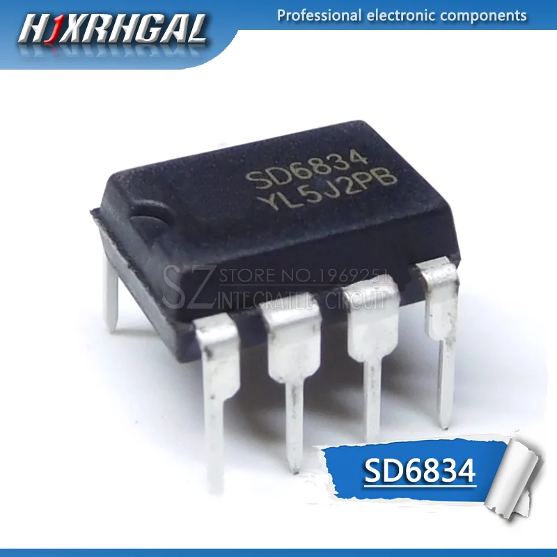 10pcs SD6834 DIP-8 SD6834 DIP new original HJXRHGAL SD4841P SD4842P SD6835 SDC603 SD4842 SD4841