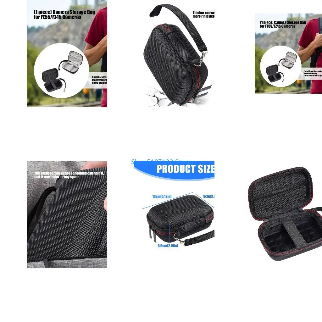 87HD EVA Camera Protective Case Water Resistant Bag Box for PIXPRO FZ55/FZ45