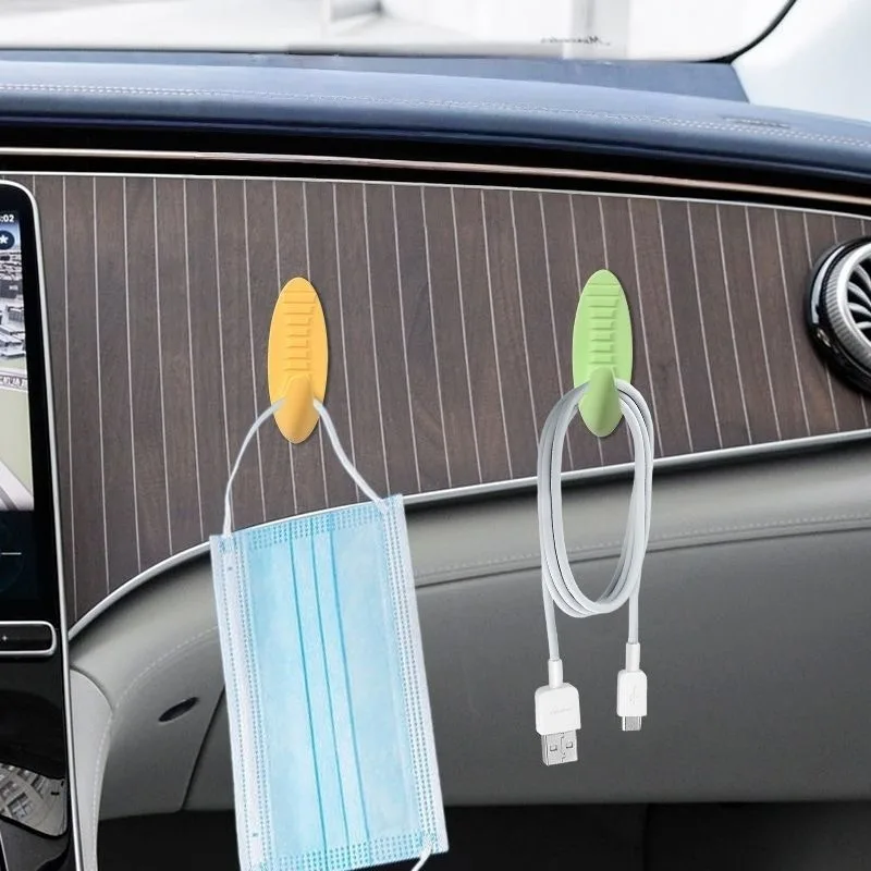 2/12 قطعة مقبض حقيبة هوك شماعات الأمتعة ملصق قوي لاصق لتعليق مفتاح حامل السنانير في الهواء الطلق المحمولة DIY التبعي