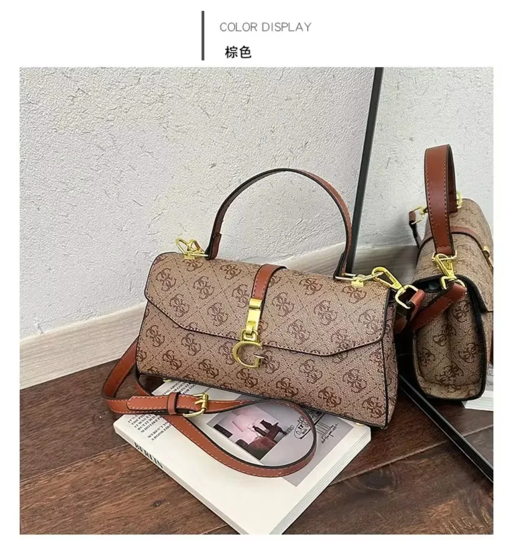 Bolso de mano de alta gama, de estilo casual y diseño europeo y americano, bolso bandolera original para mujer, bolso de hombro elegante y atemporal.