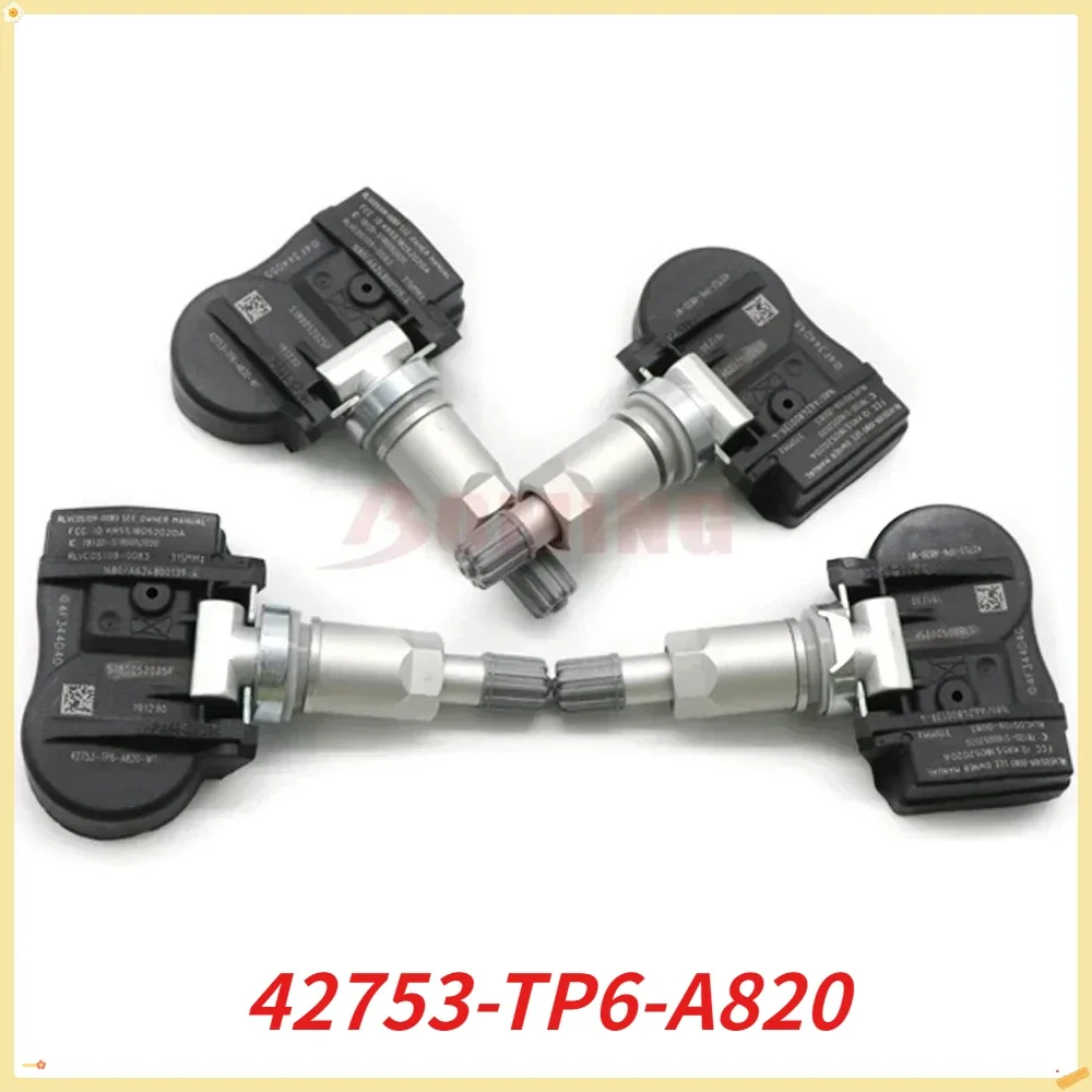 CarTire Pressure Monitoring Sensor 315Mhz For Honda Accord Crosstour CR-V 2010-2015  42753-TP6-A821 42753-TP6-A820  TPMS