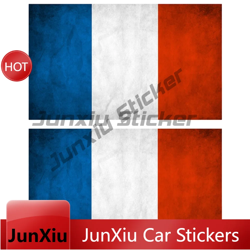 Personalized Sticker For Trunk Drapeau France Francais Car Reflective Silver Vinyl Uv Protection Decal