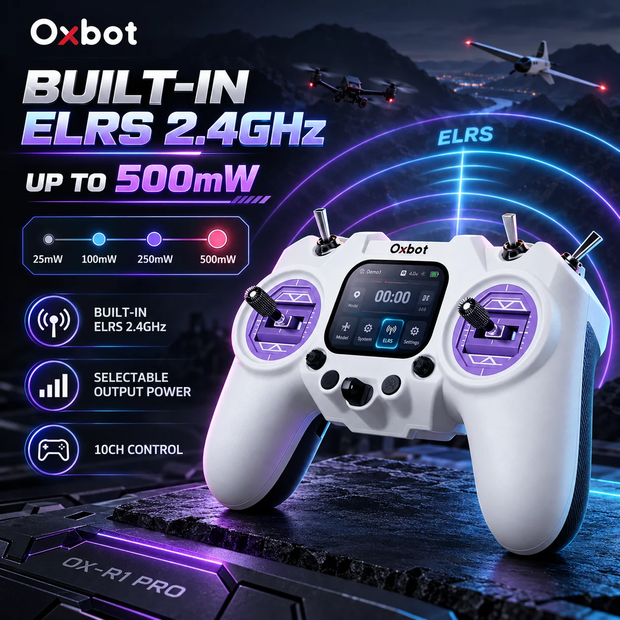 Oxbot OX-R1 PRO ELRS 2.4GHz 10 - Hd Zero Camera incelemesi ve fiyatı